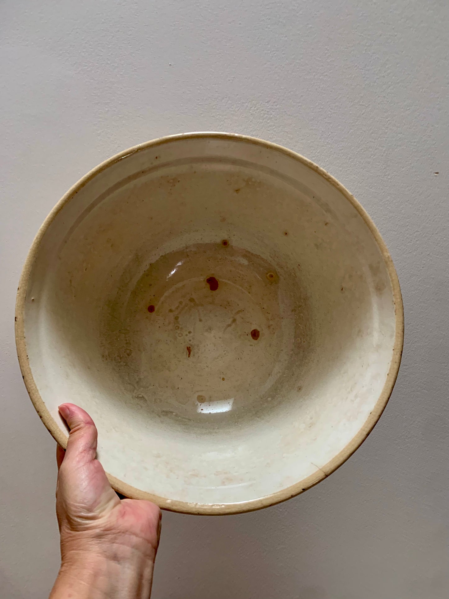 Antique, Mason Cash large mixing bowl.