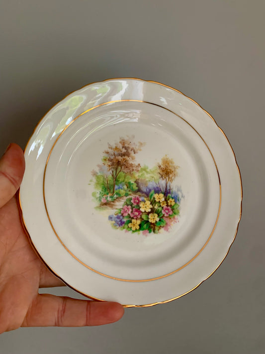 Vintage porcelain desert plates.