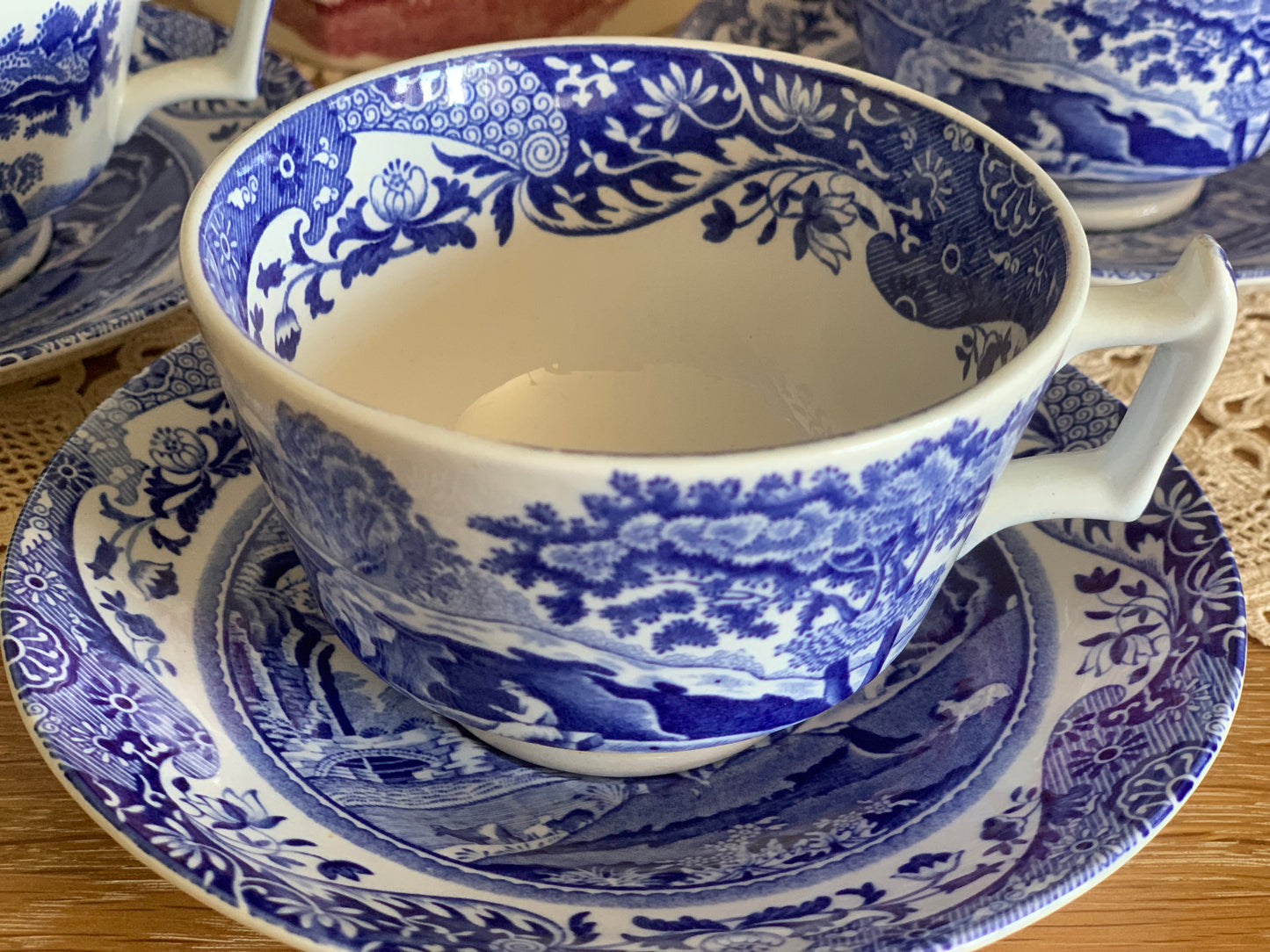 Vintage, Spode set of 3 cups and saucers.