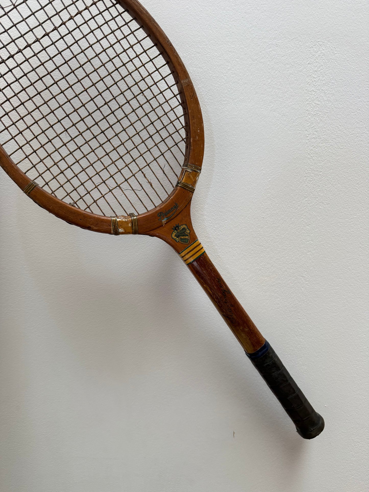 Vintage wooden tennis racket 1940’s - 1960’s