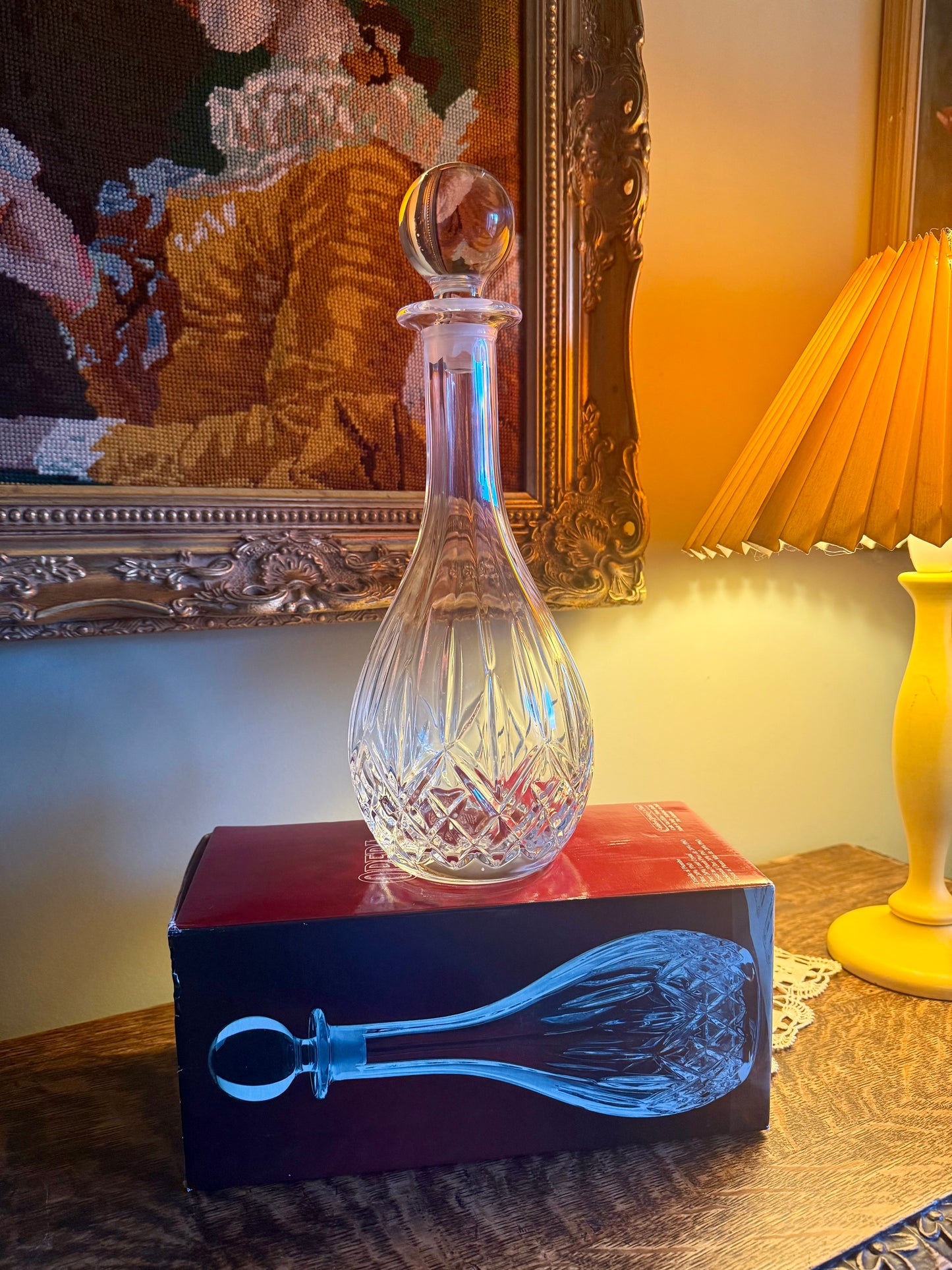 Vintage Opera crystal Decanter.