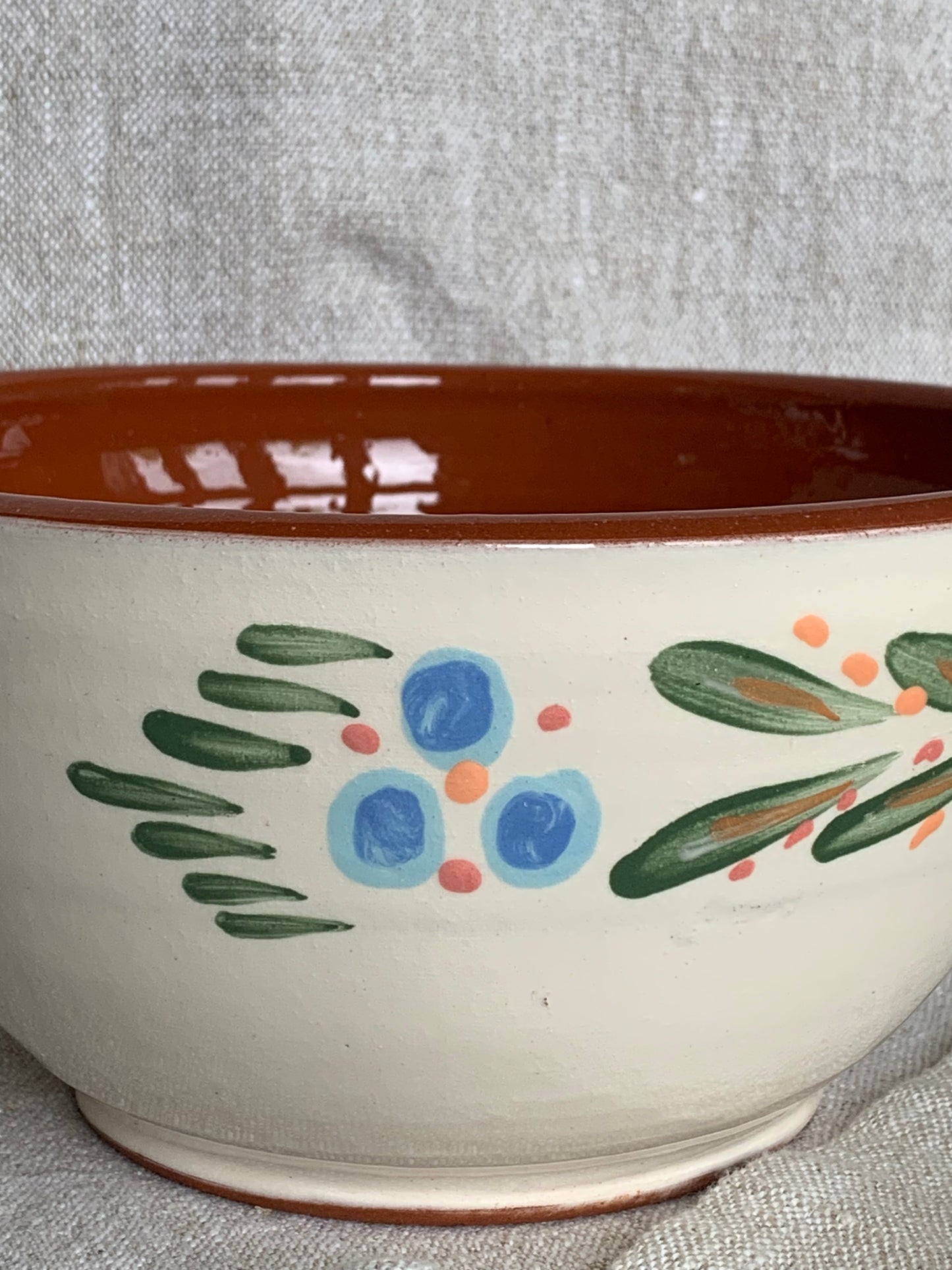 Handmade ceramic bowl.