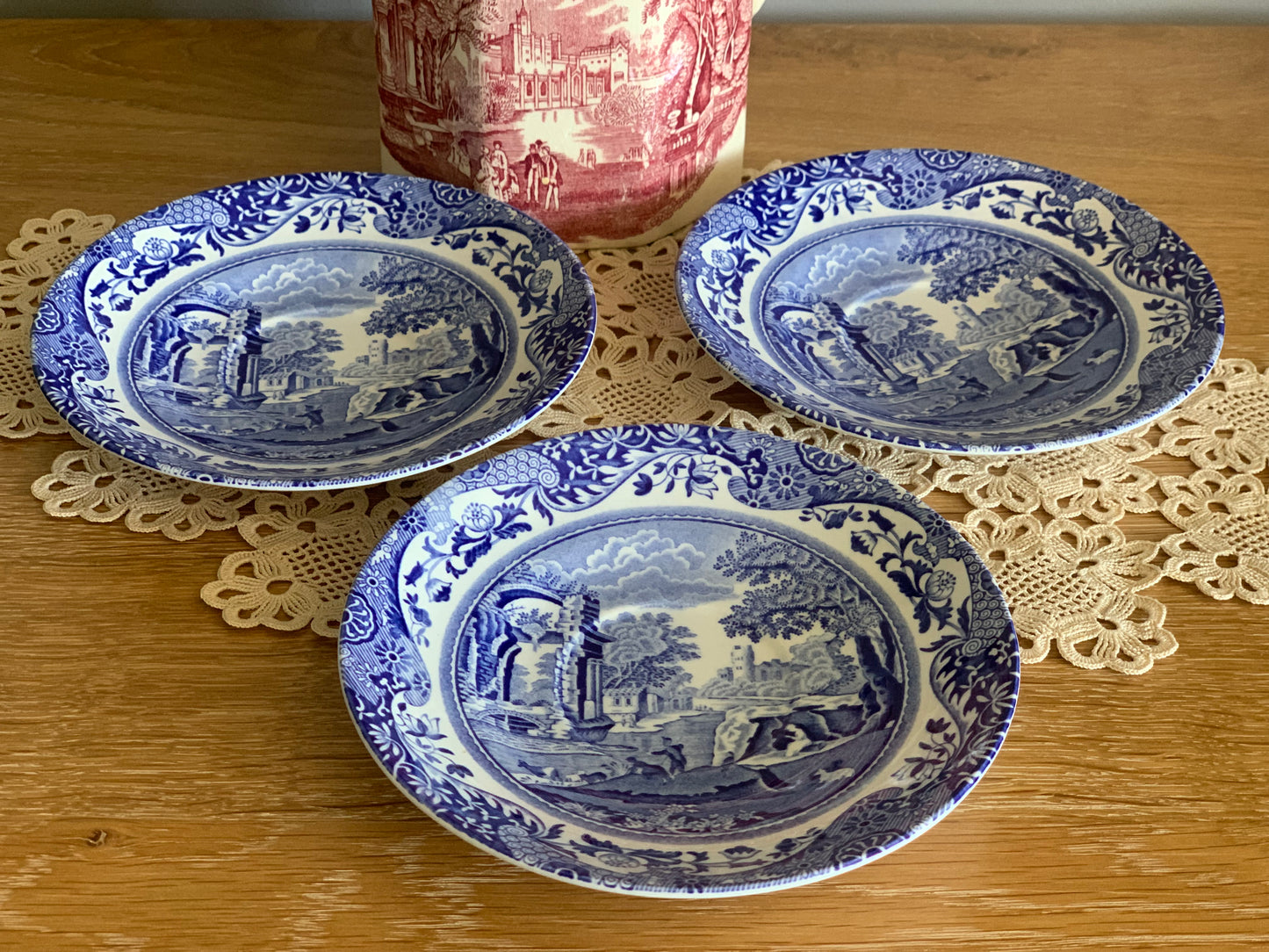 Vintage, Spode set of 3 cups and saucers.