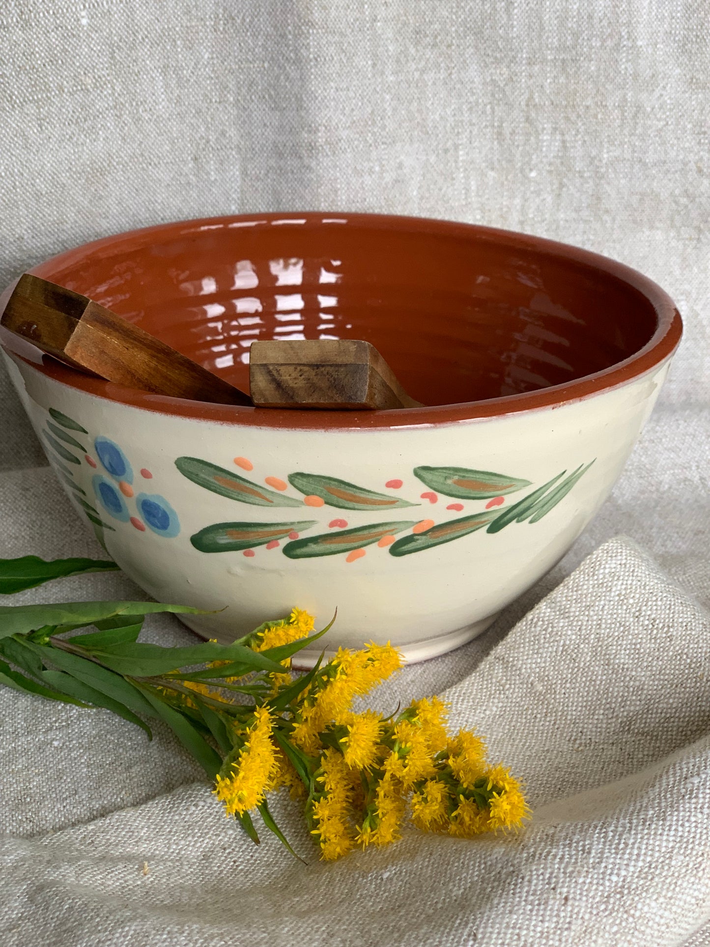 Handmade ceramic bowl.