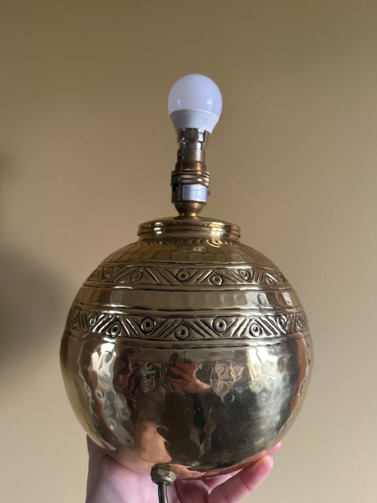 Vintage Bhs brass lamp.