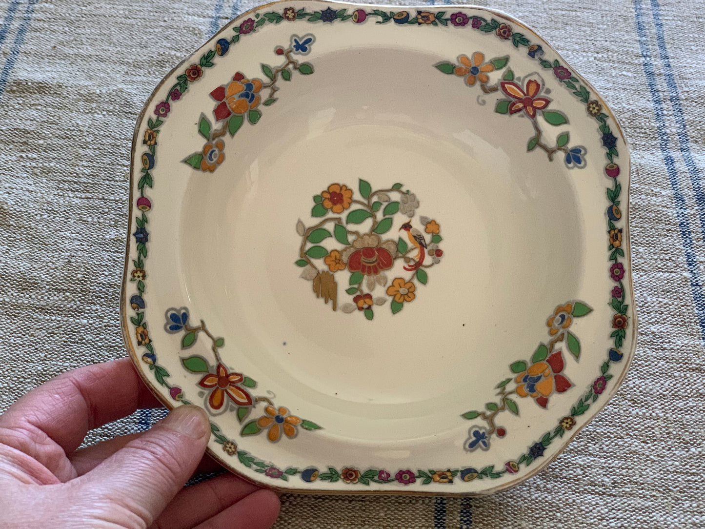 Antique, Losol Ware desert bowls.