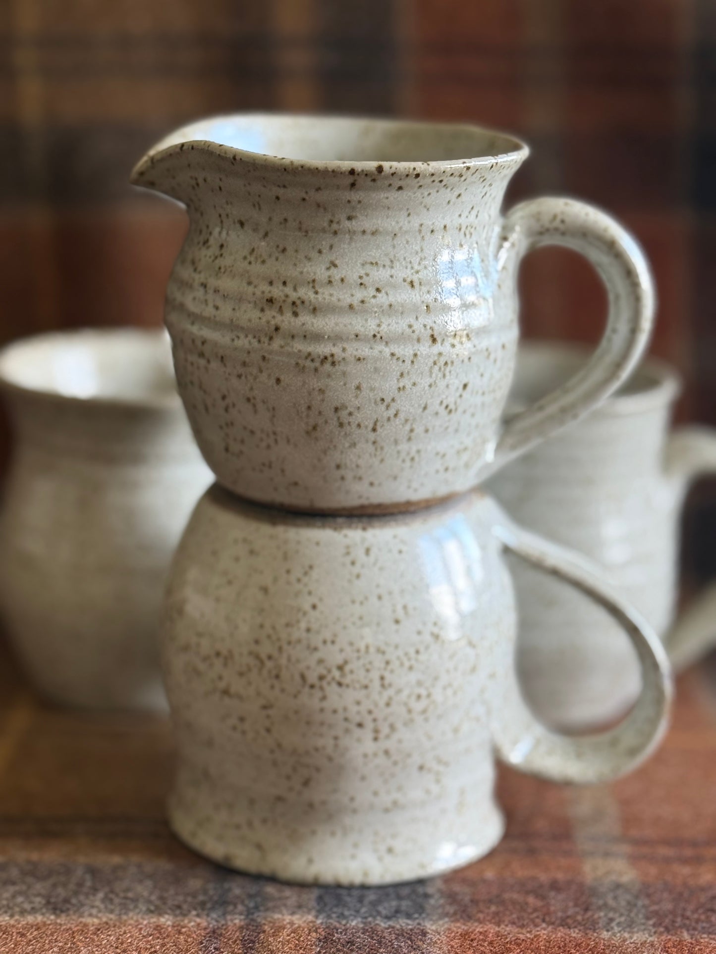 Vintage handmade stoneware set.