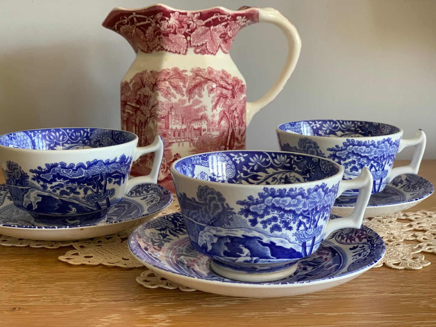 Vintage, Spode set of 3 cups and saucers.