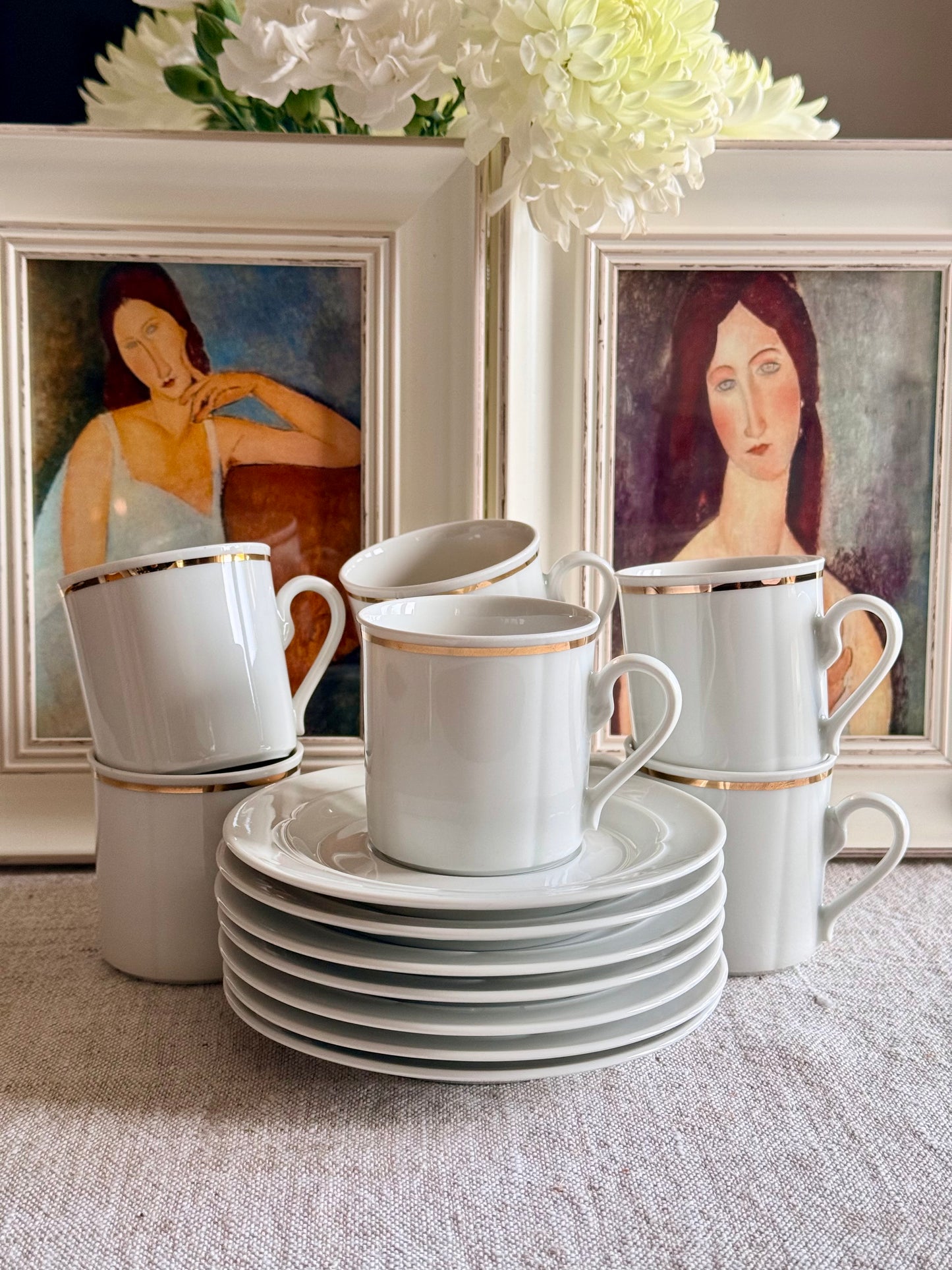 Scherzer cafe crème espresso set.