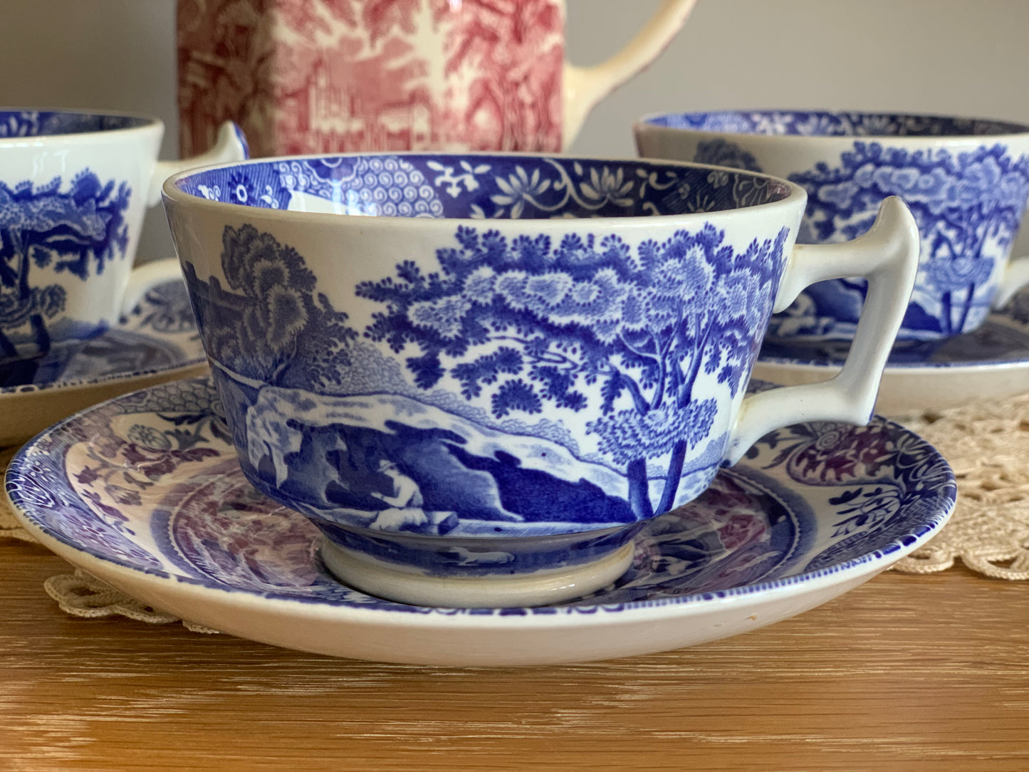 Vintage, Spode set of 3 cups and saucers.