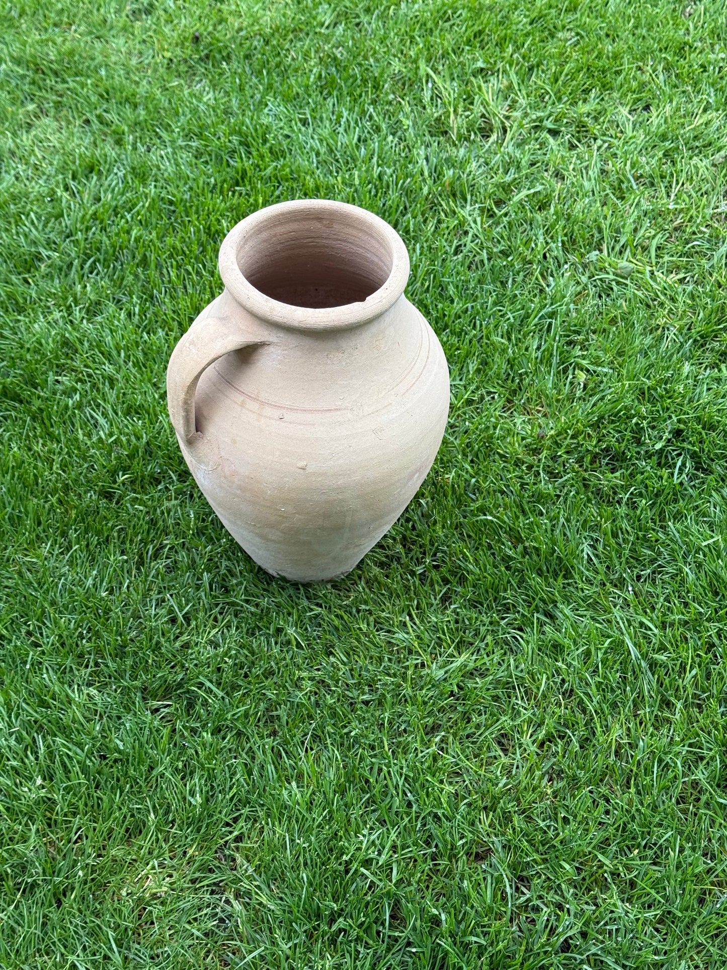 Handmade Terracotta Amphora Vase – Rustic Mediterranean Pottery
