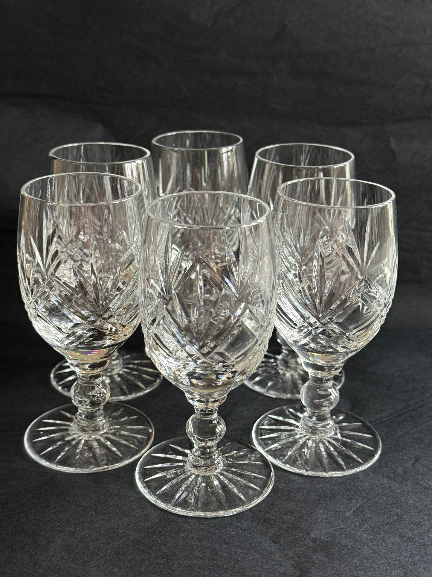 High quality vintage stemmed glasses.