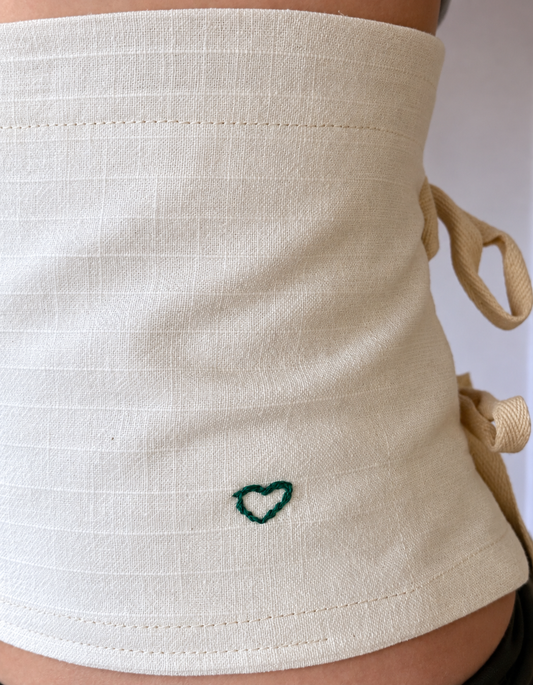 The Castor Oil Wrap – Vintage Handwoven Cotton