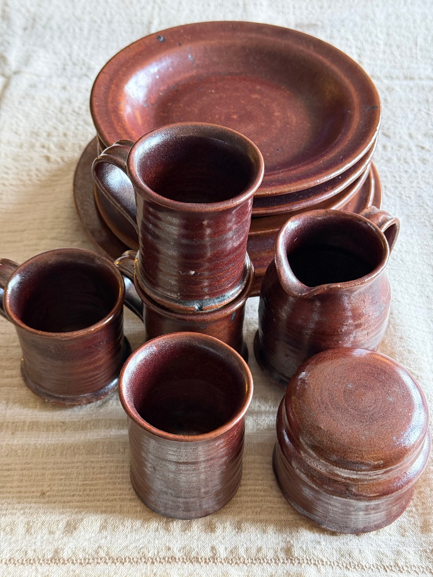 Vintage handmade pottery.