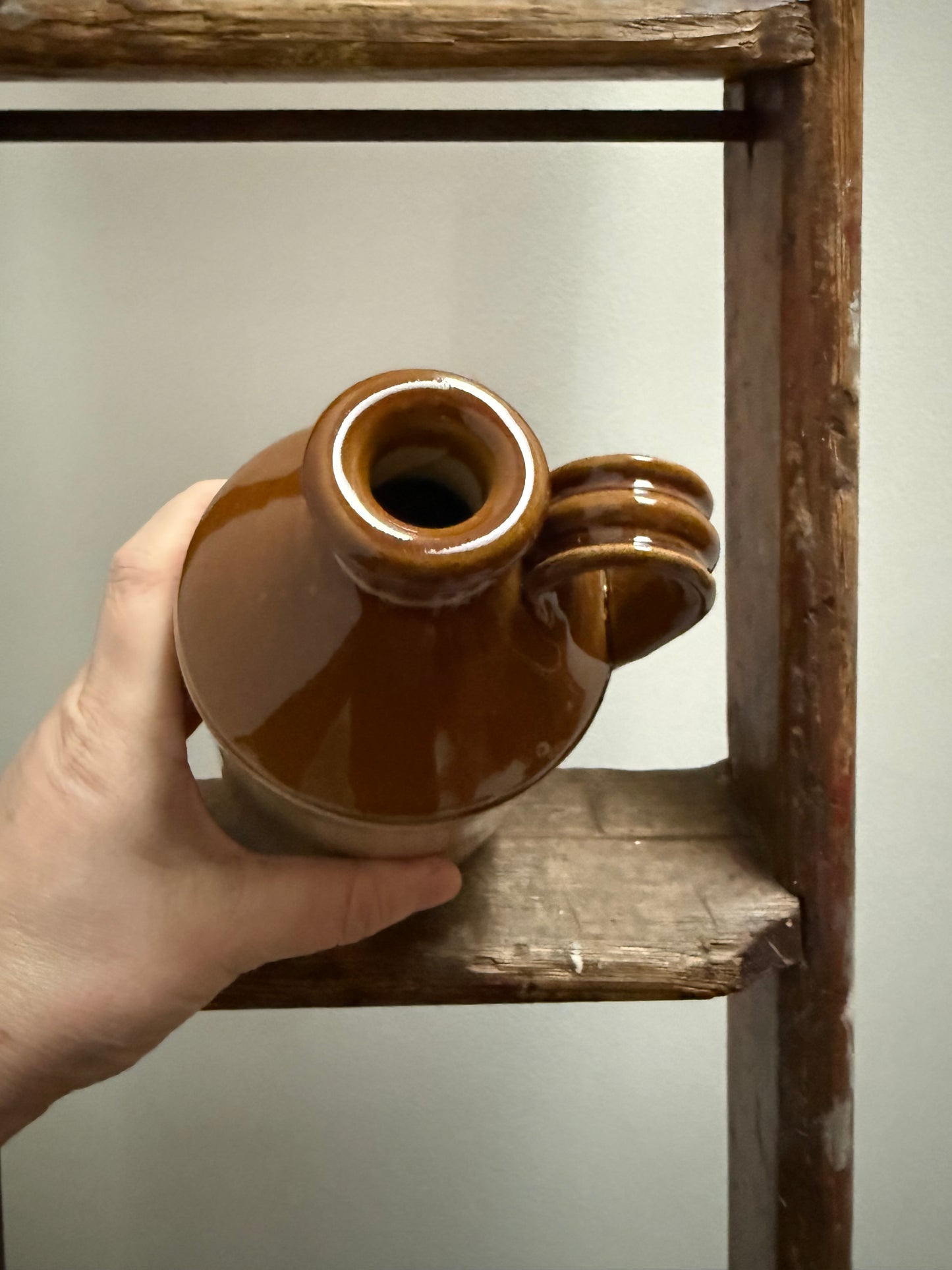 Vintage stoneware bottle.