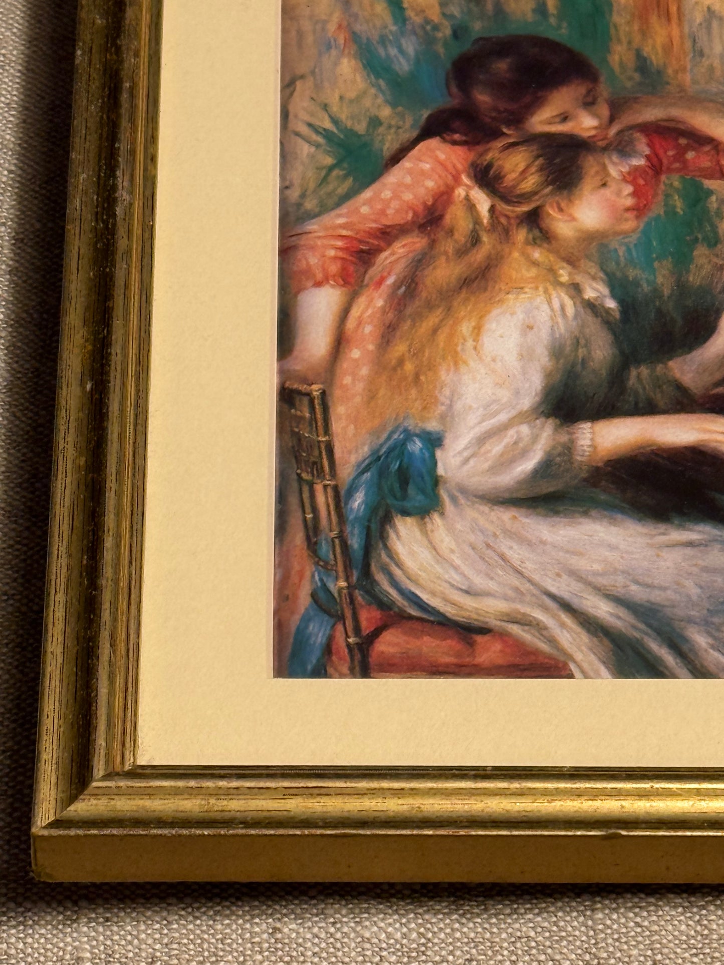 Small vintage print.