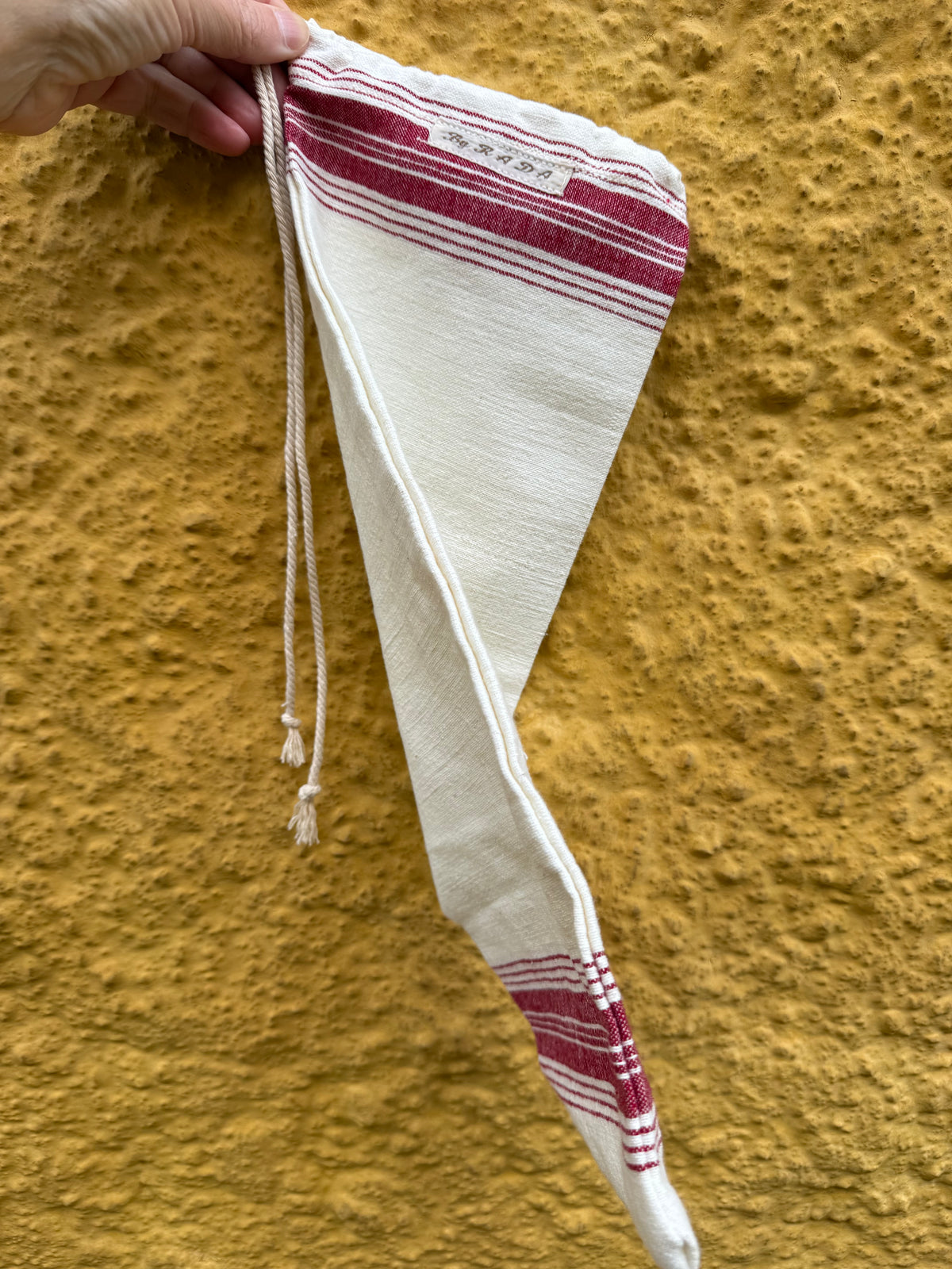 The Old Baguette keeper | Vintage handwoven cotton