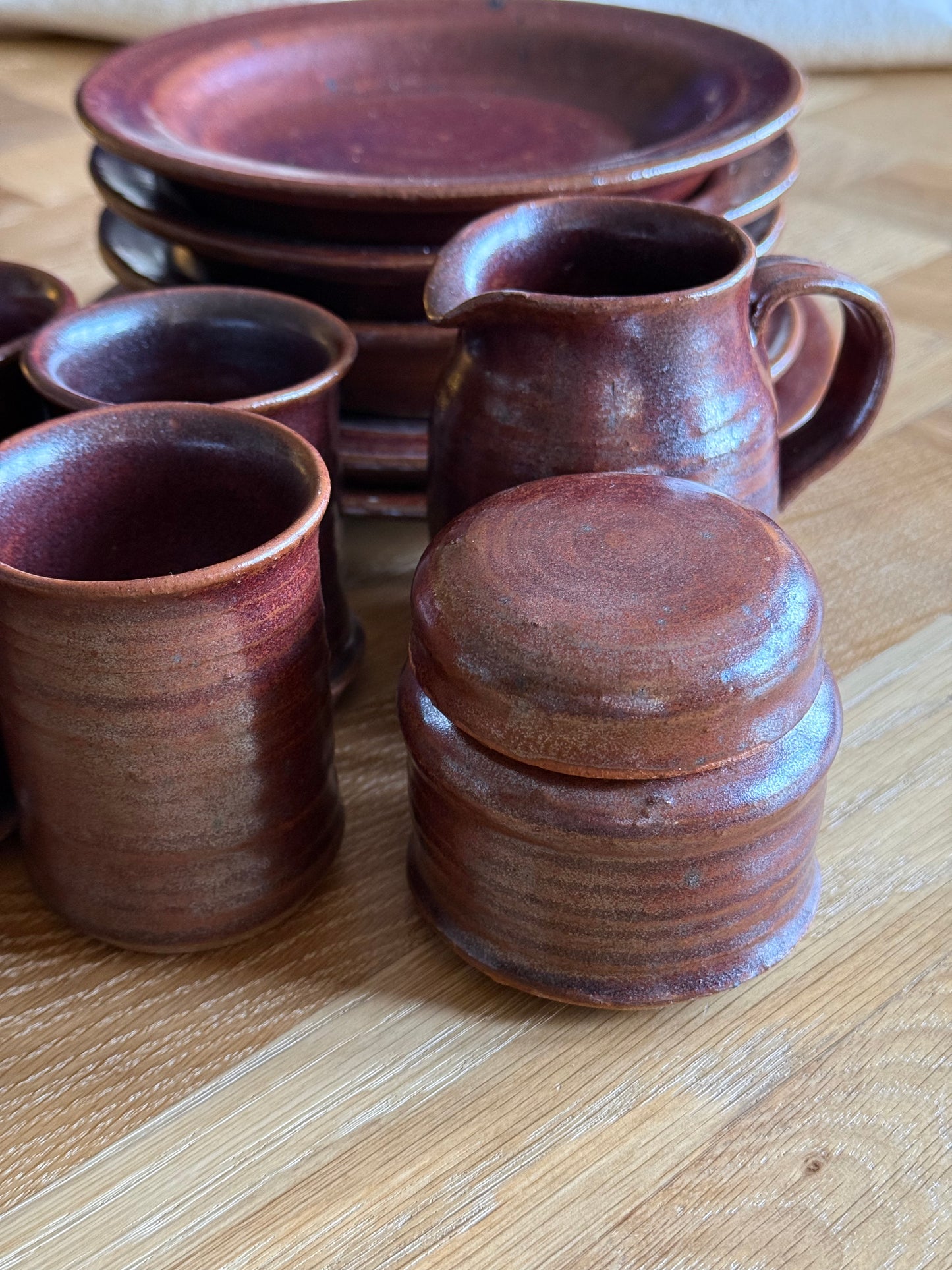 Vintage handmade pottery.