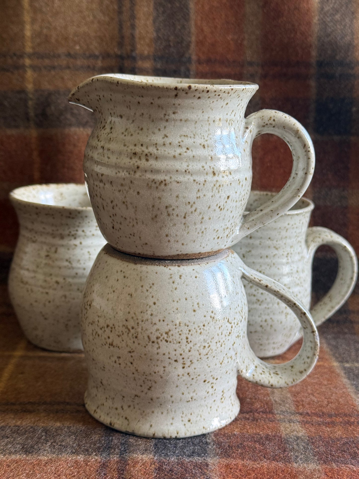 Vintage handmade stoneware set.