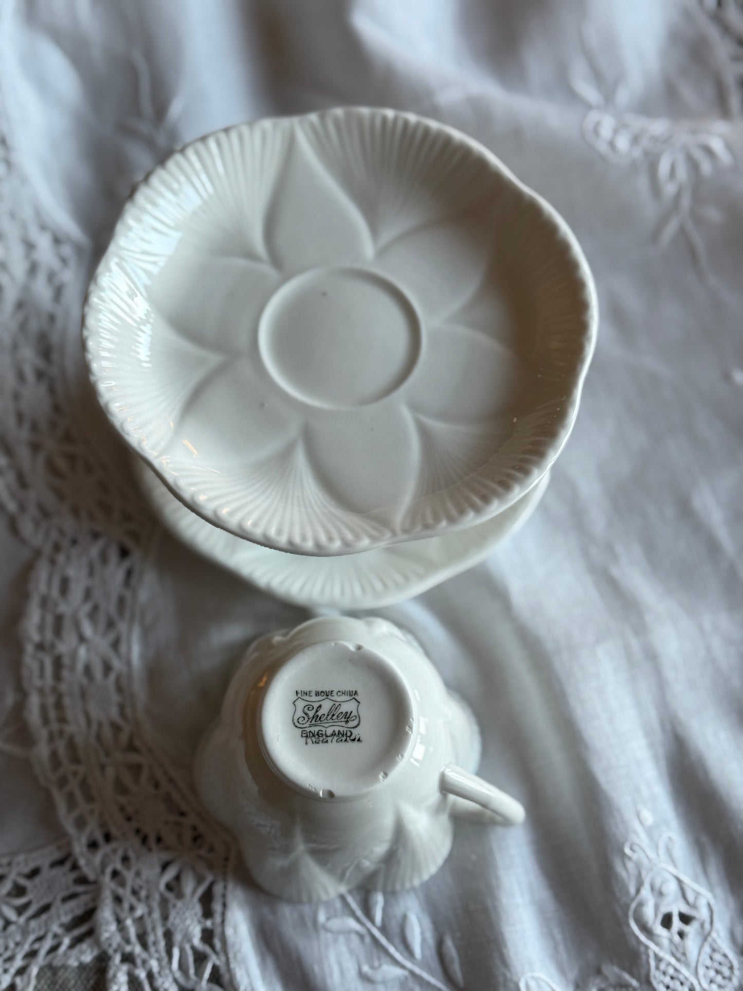 Vintage Shelley cup as and saucers.