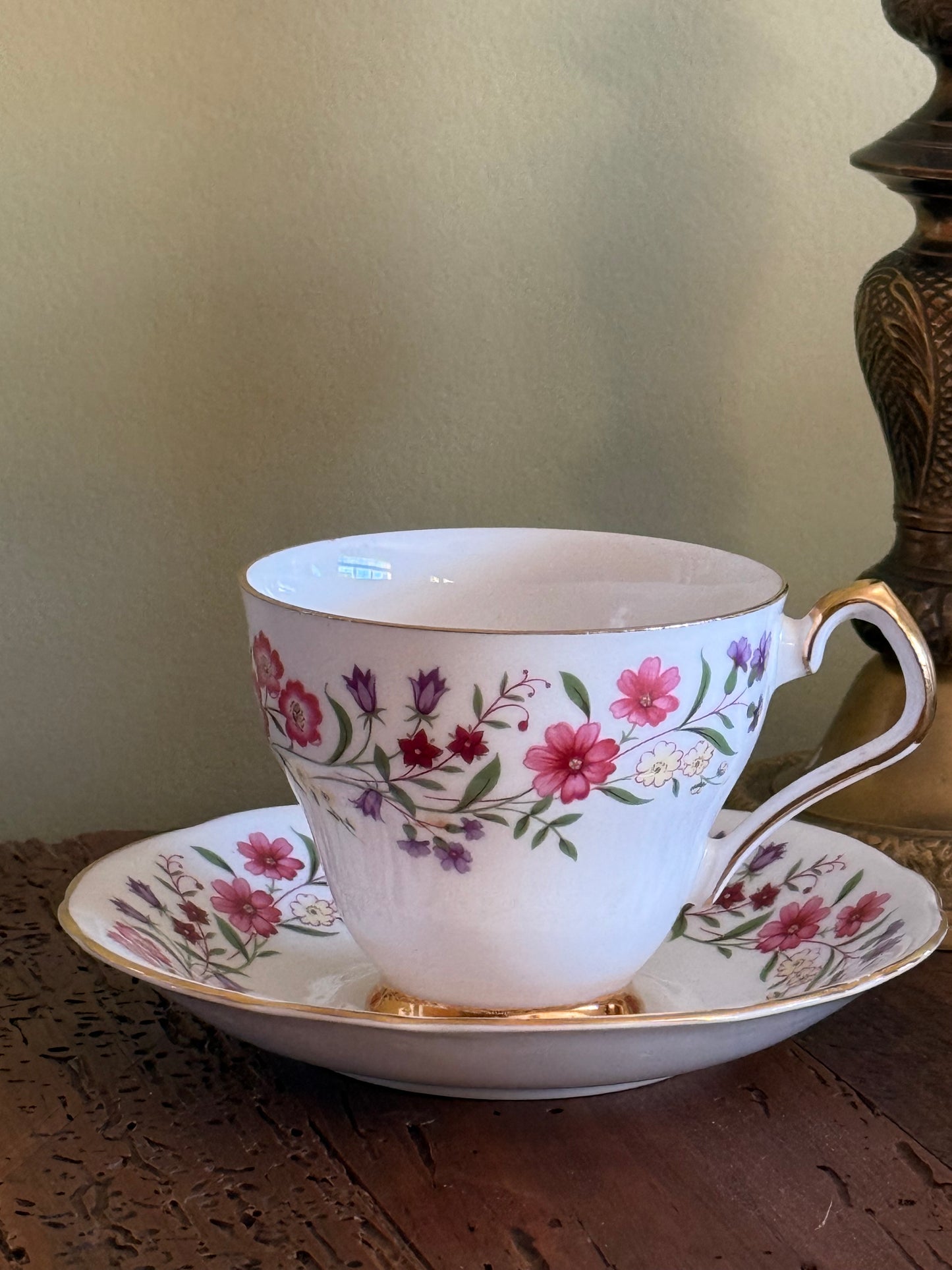 Vintage, fine bone china tea set.