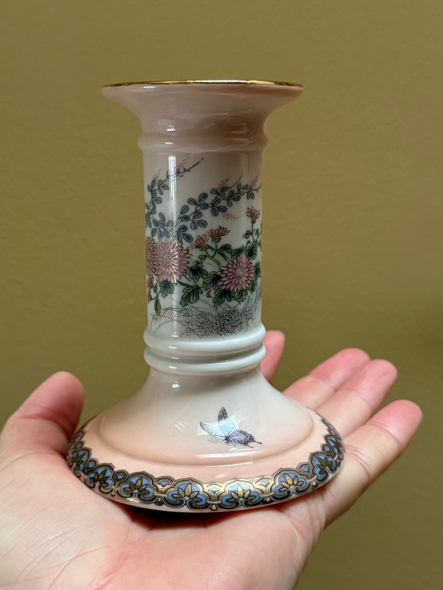 Vintage St. Michael candlestick holders.