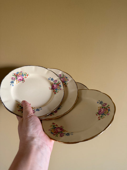 Vintage, sweet side plates.