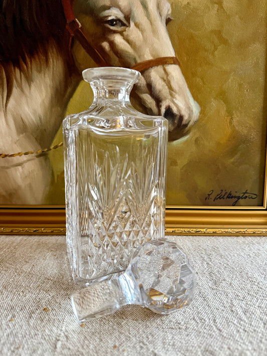 Vintage Edinburgh crystal decanter.