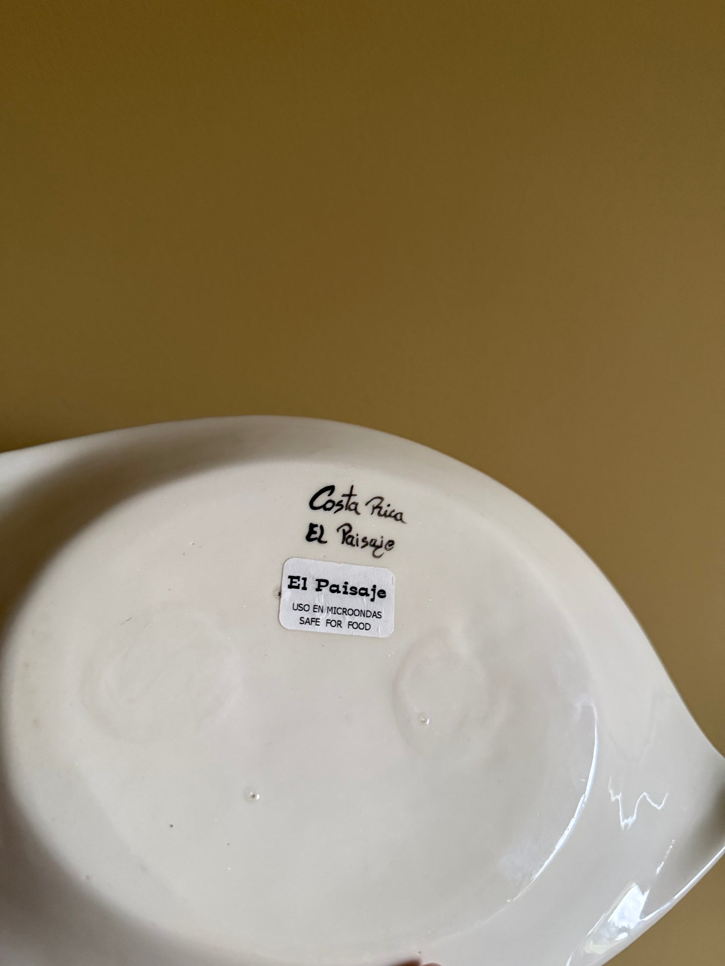 Vintage, hand painted dish.
