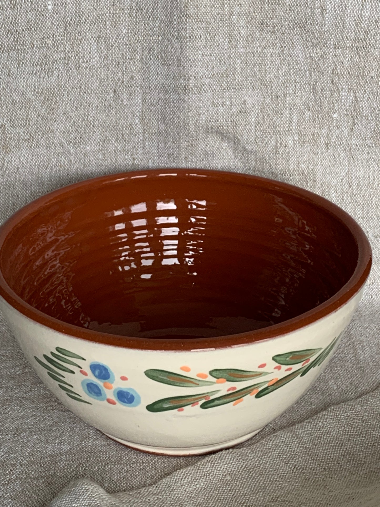 Handmade ceramic bowl.