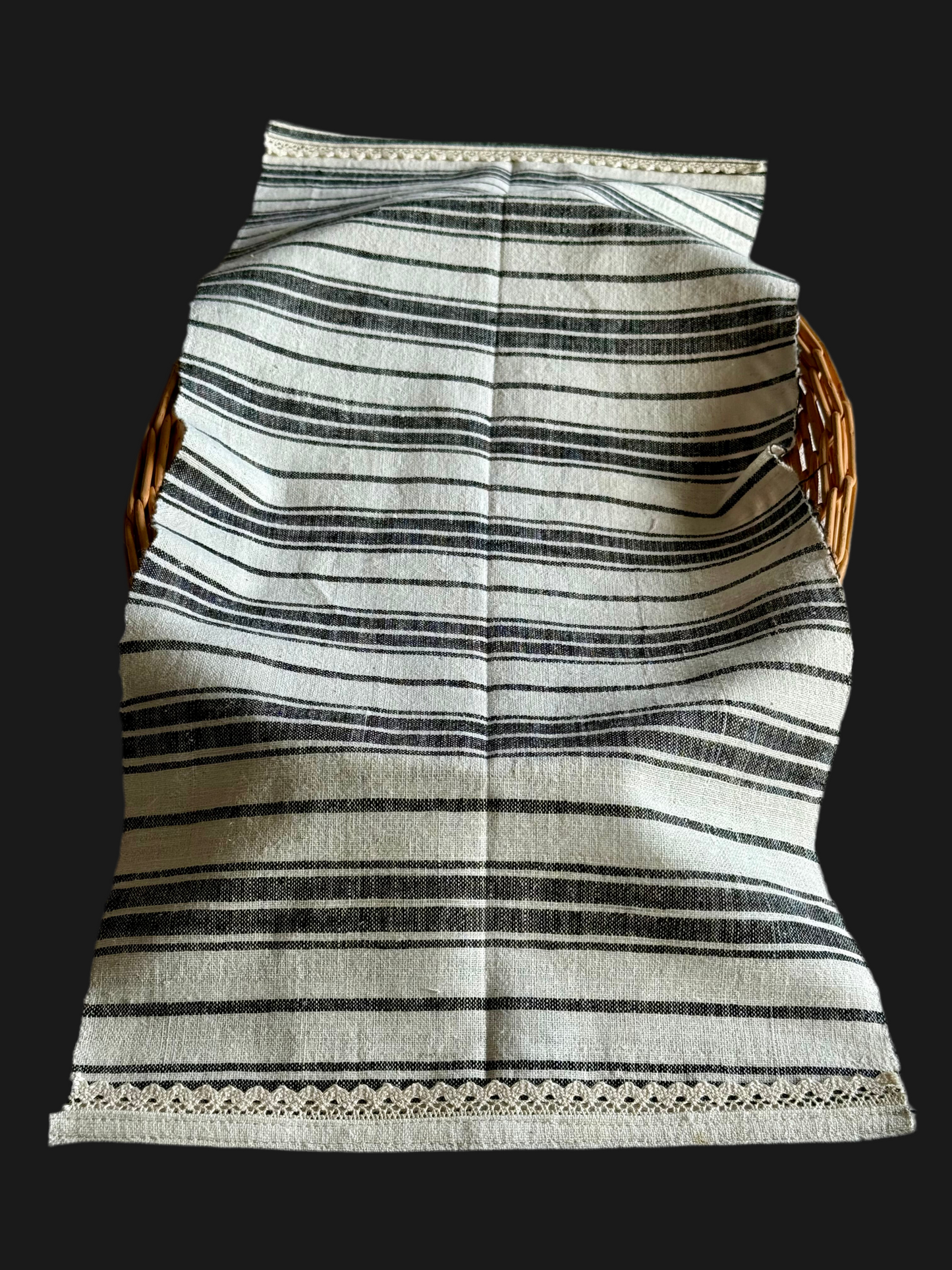 Vintage, handwoven cotton cloth.