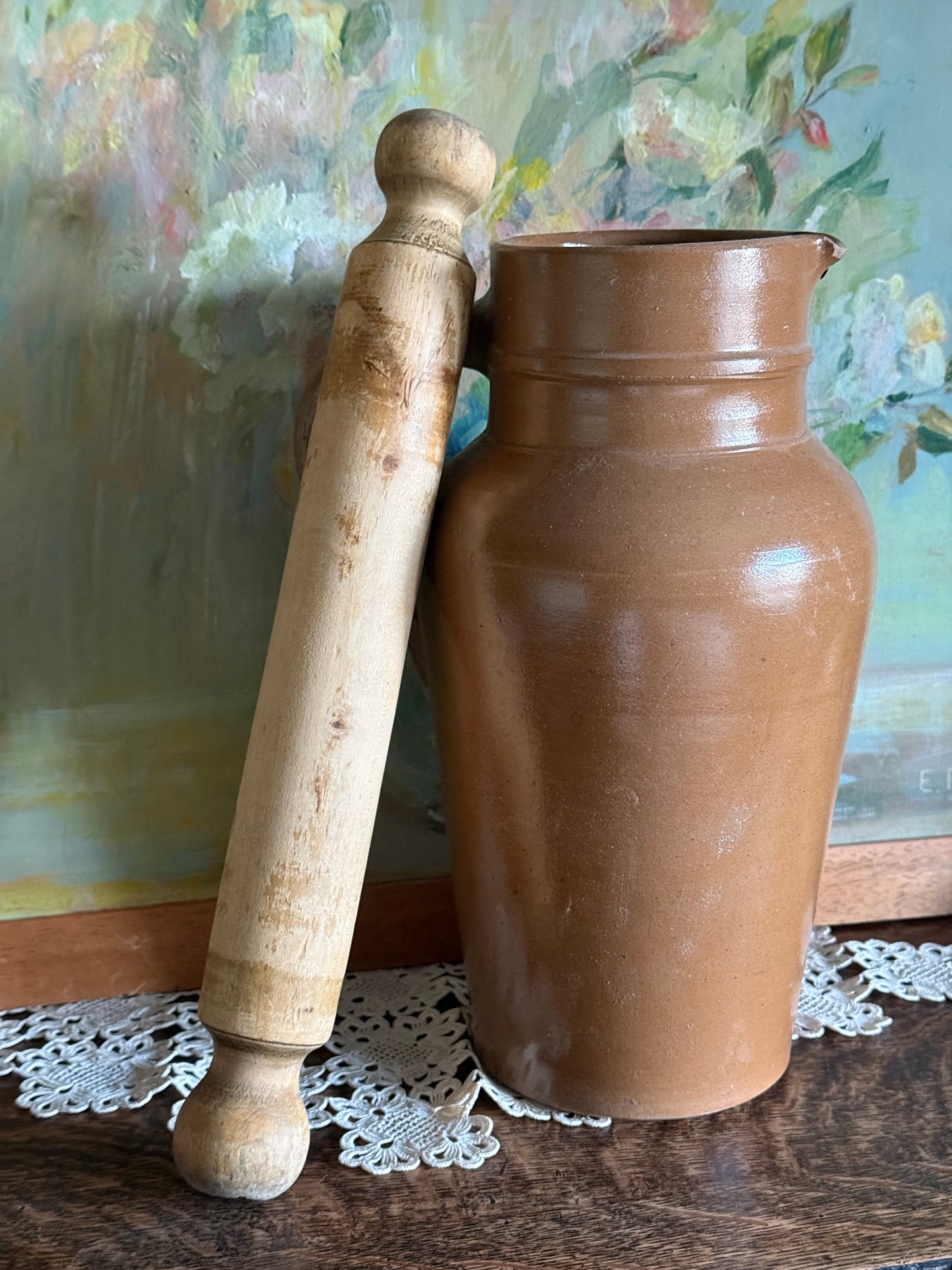Vintage Wooden Rolling Pin.