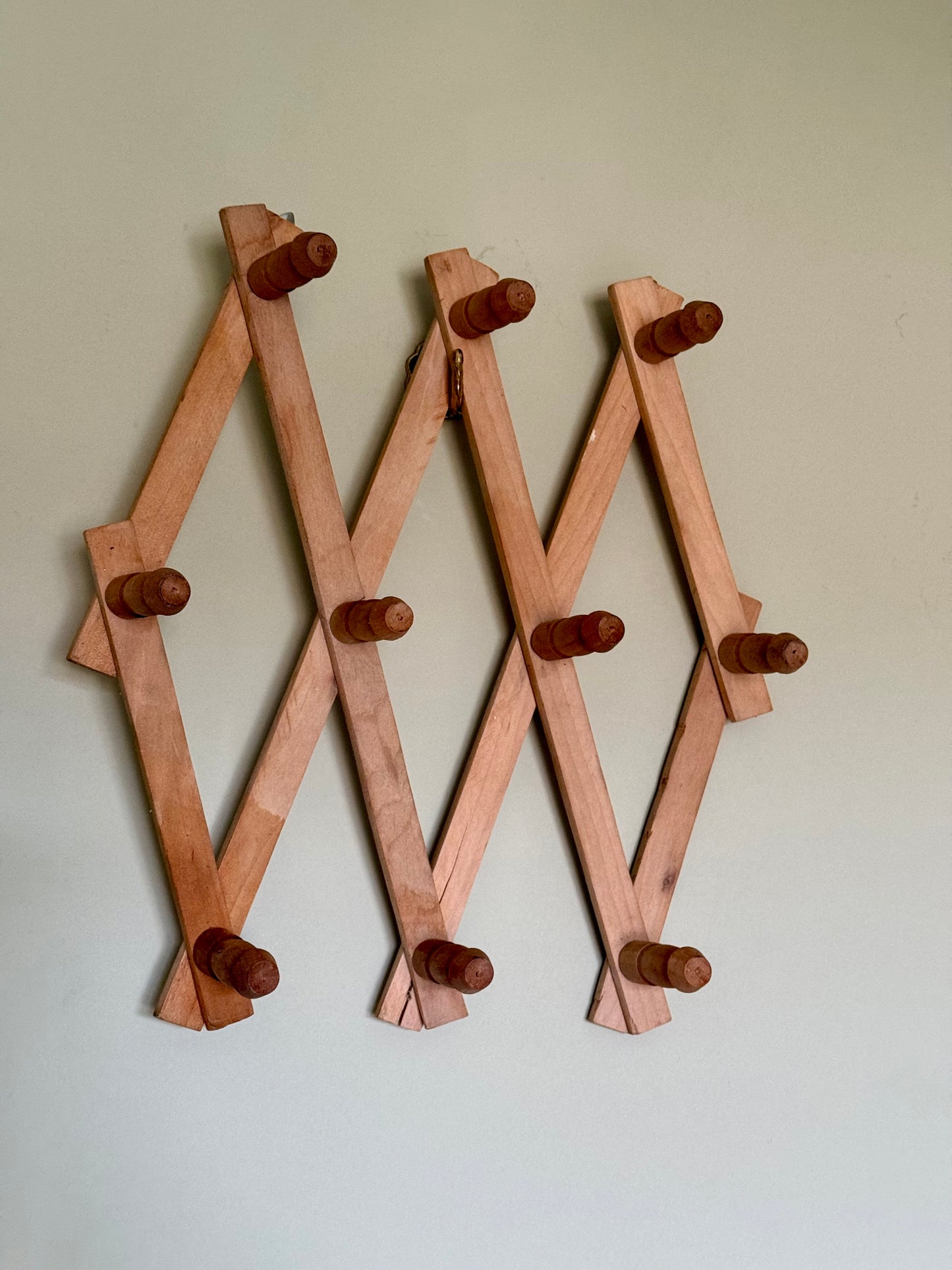 Vintage wooden wall hanger.