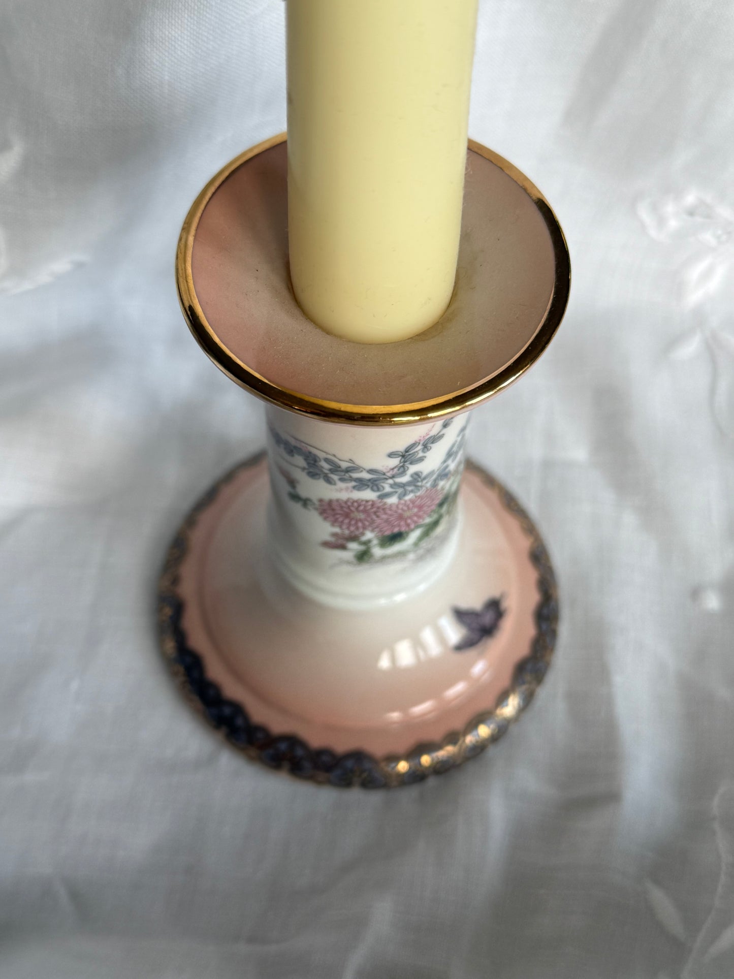 Vintage St. Michael candlestick holders.