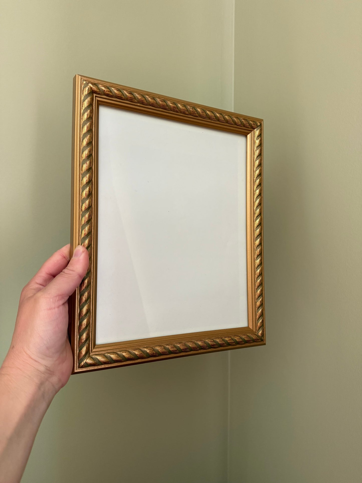 Vintage wooden gilded frame