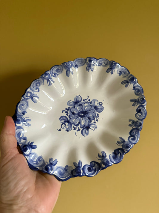 Vintage, handmade Portuguese dish.