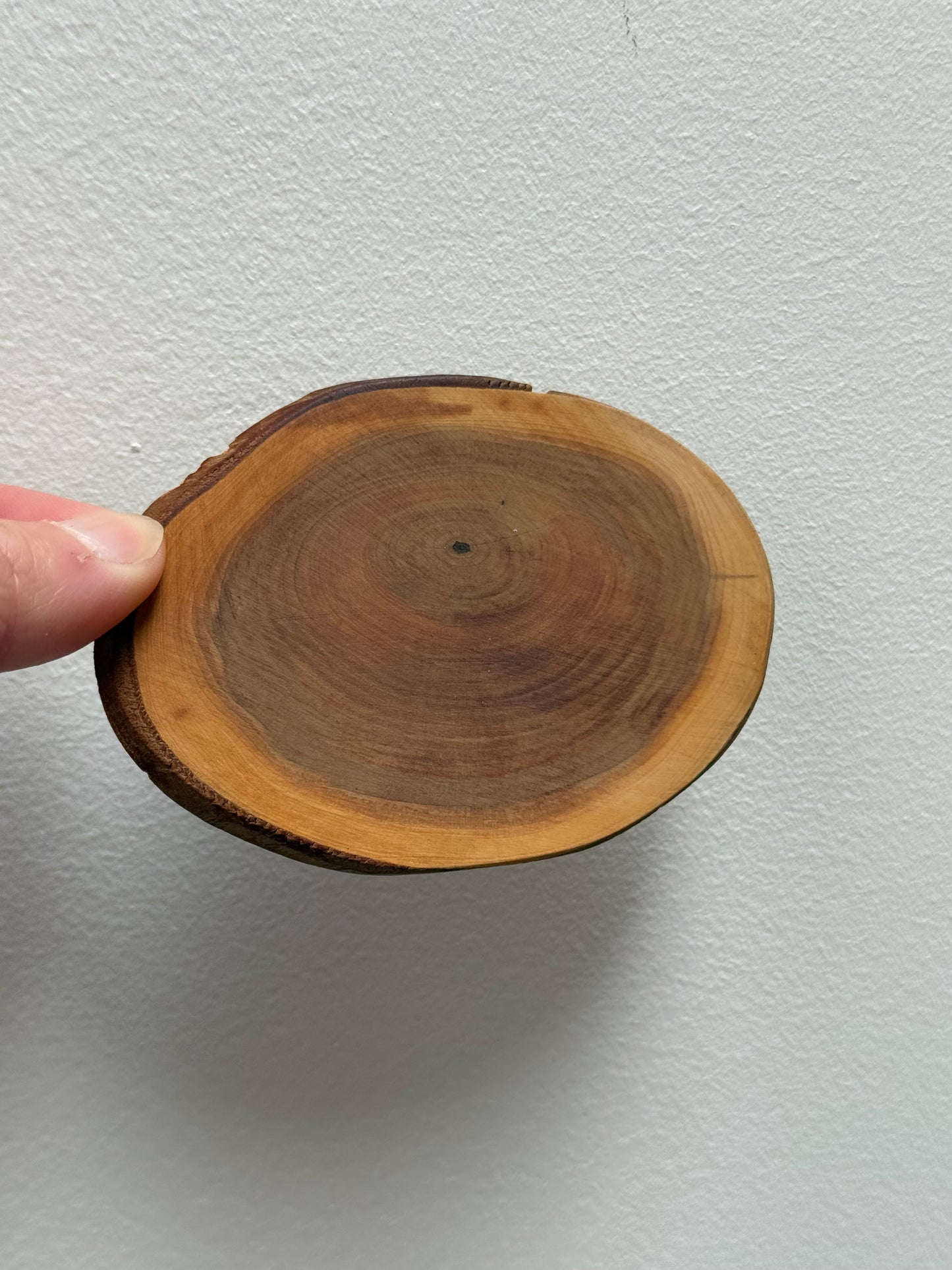 Vintage wooden coasters.