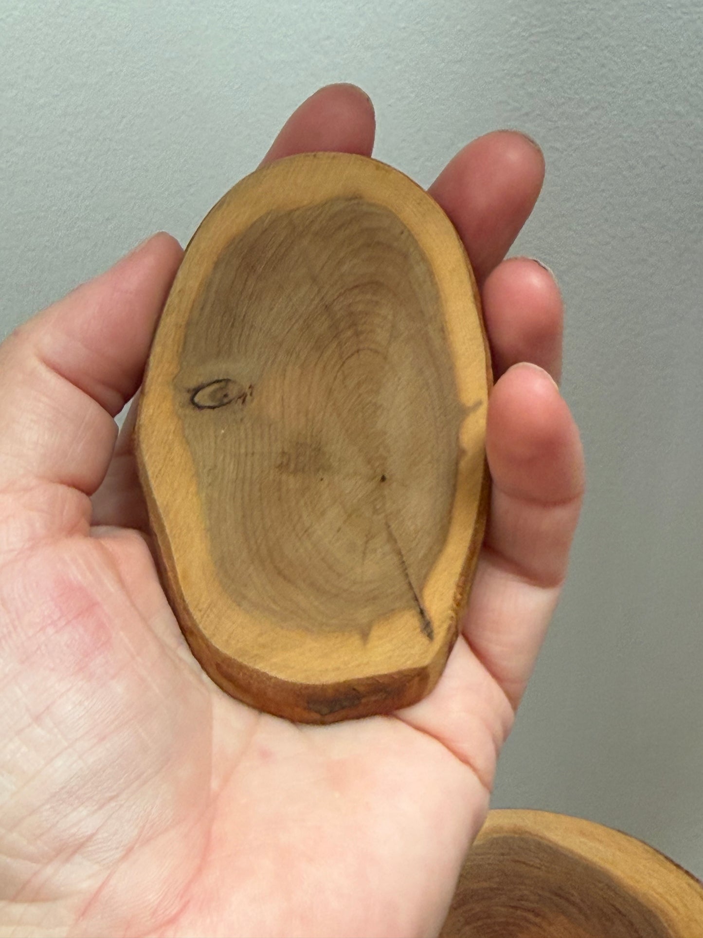 Vintage wooden coasters.