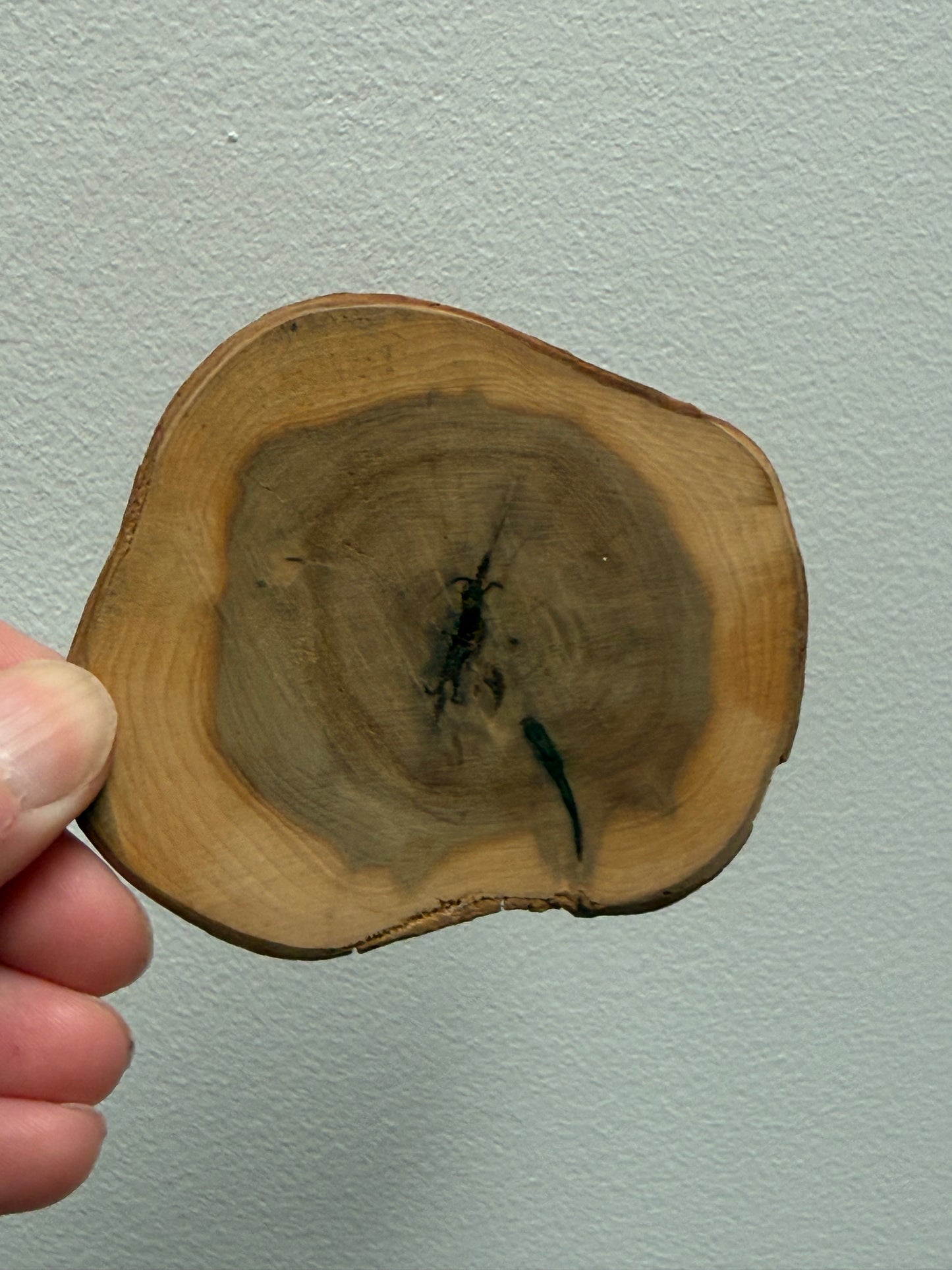 Vintage wooden coasters.