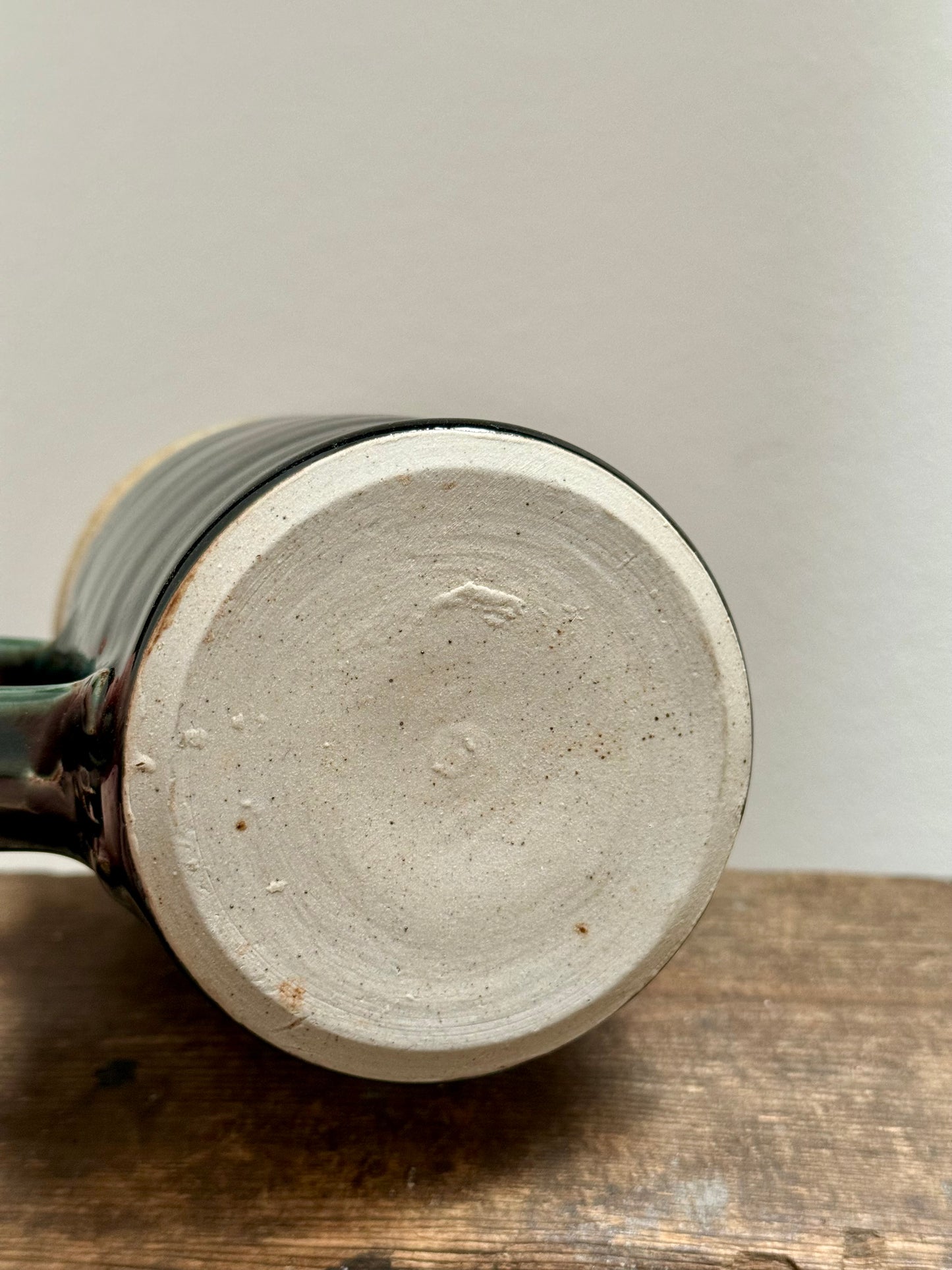 Handmade Studio Pottery Mug – Stoneware – Abstract Glaze – Earth Tones