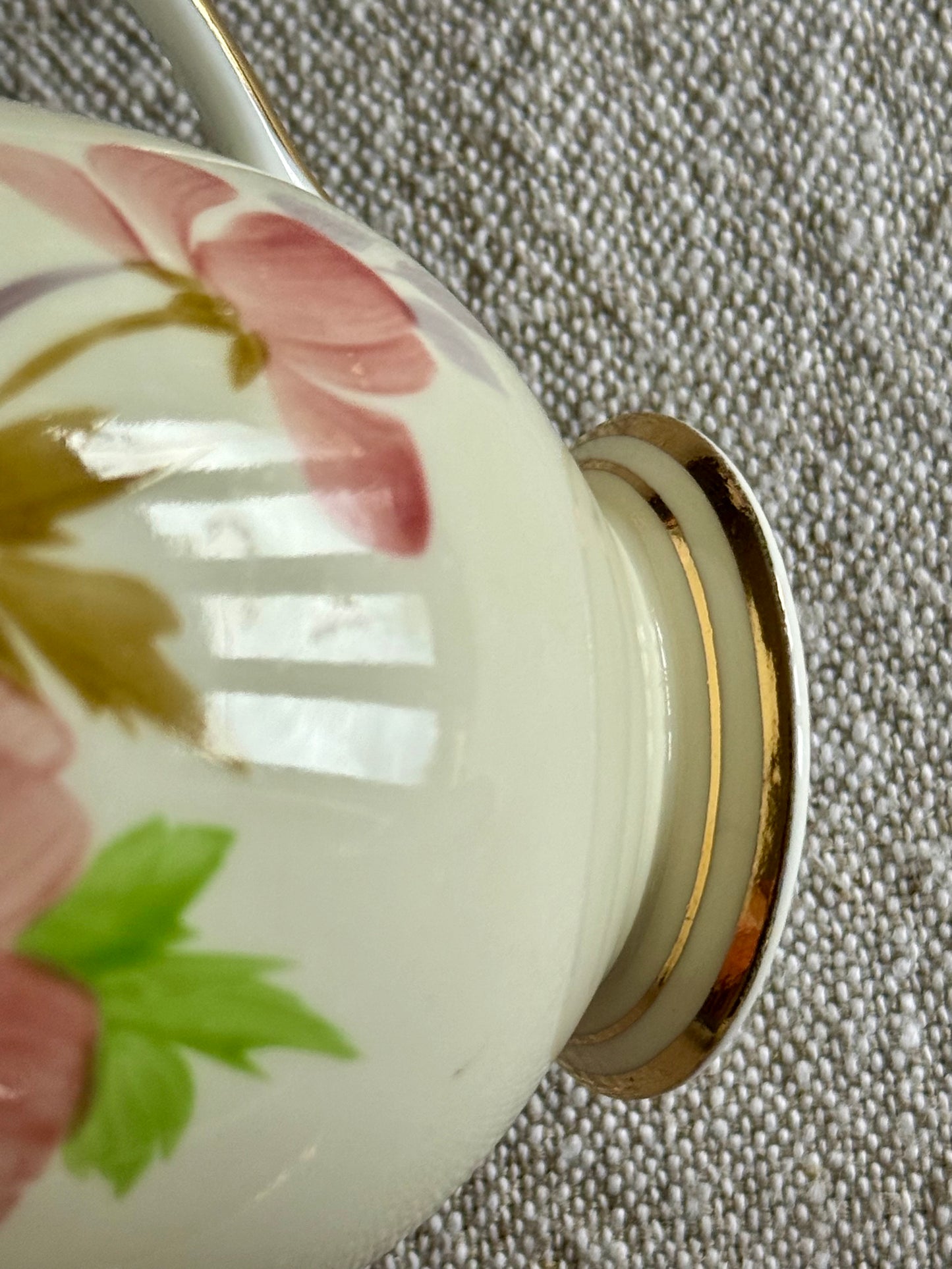 Vintage  Roslyn China hand-painted tea set, made in England