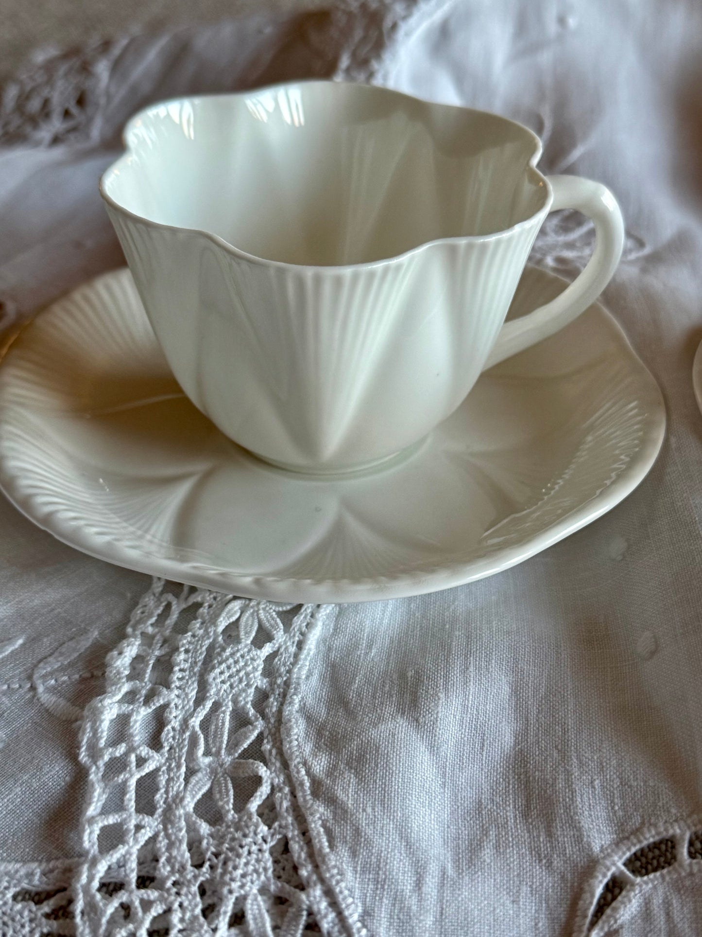 Vintage Shelley cup as and saucers.