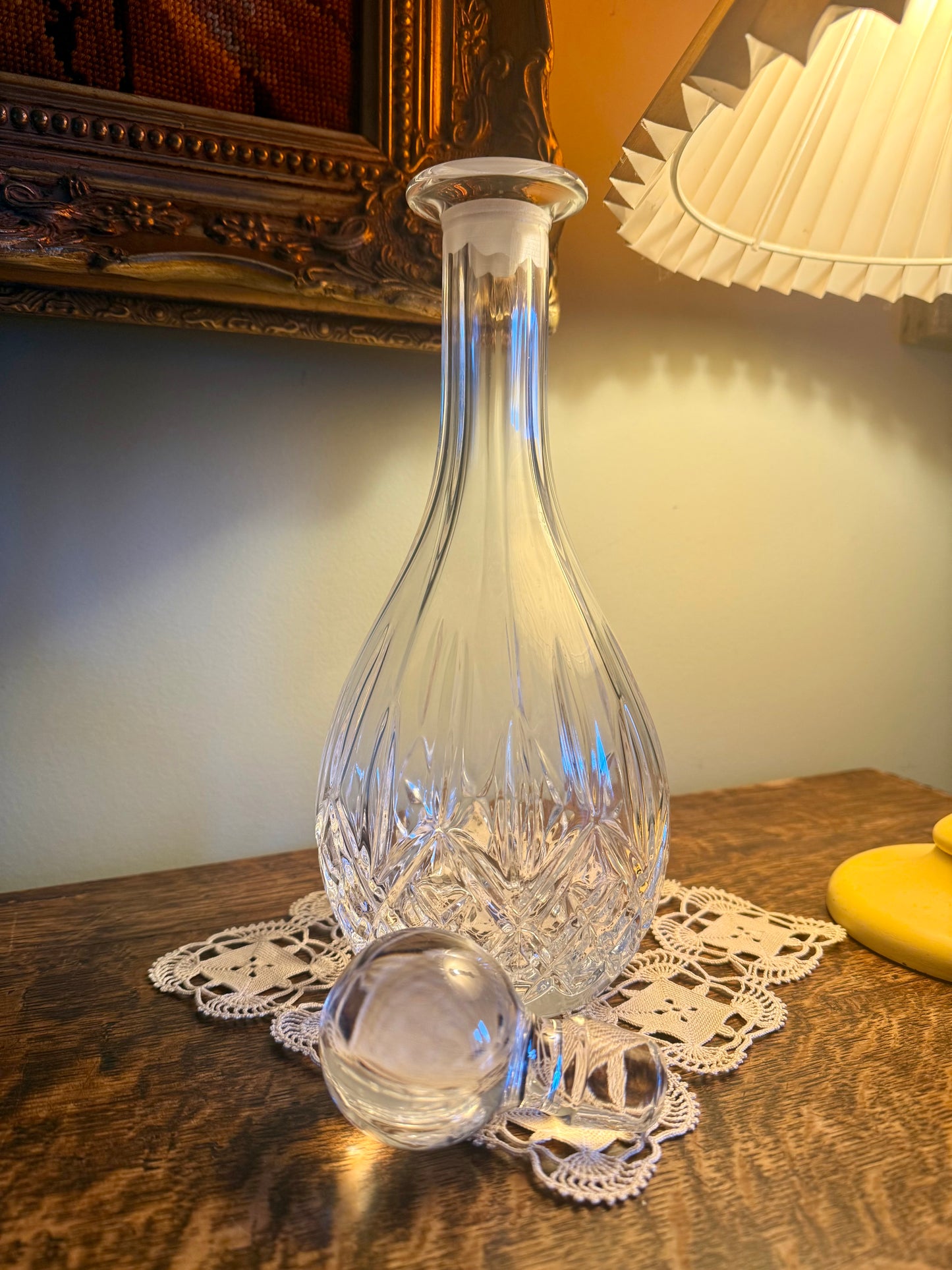 Vintage Opera crystal Decanter.