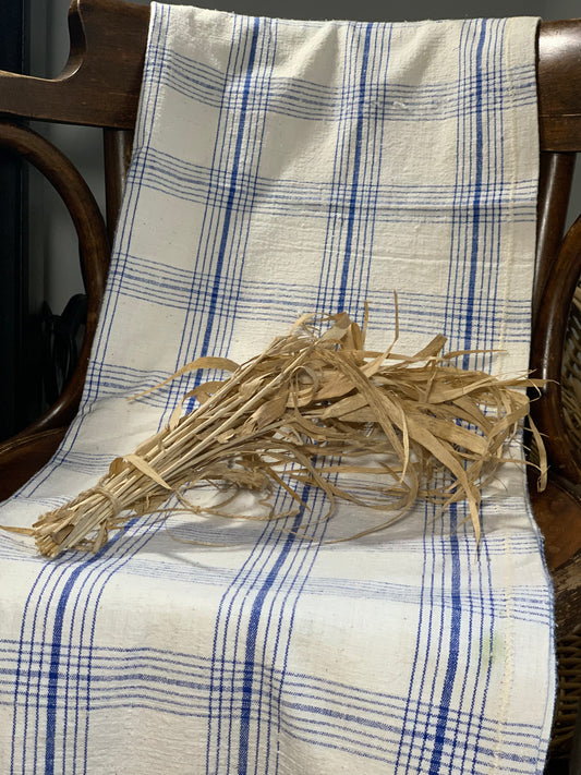 Antique, hand woven table runner.