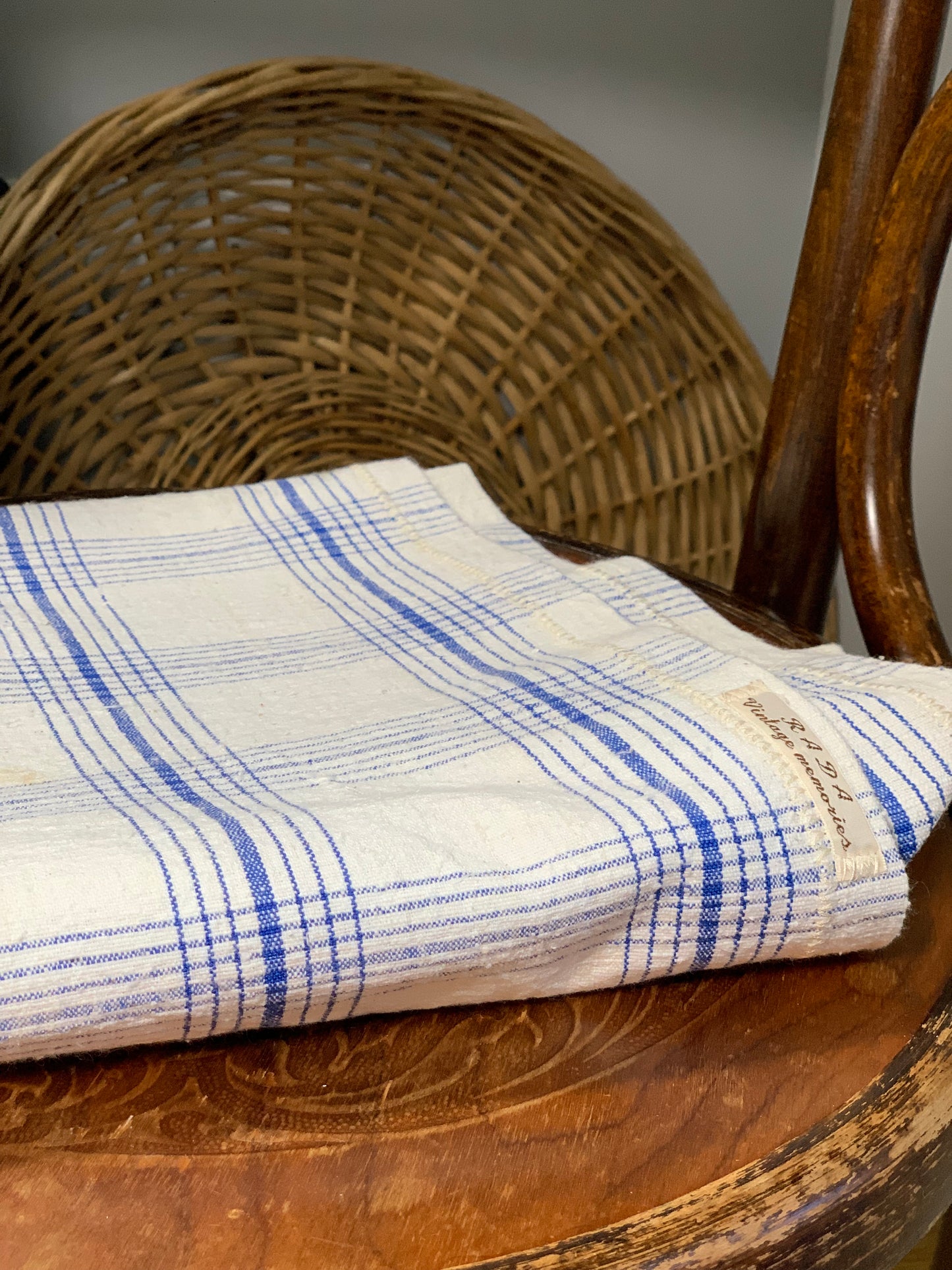 Antique, hand woven table runner.