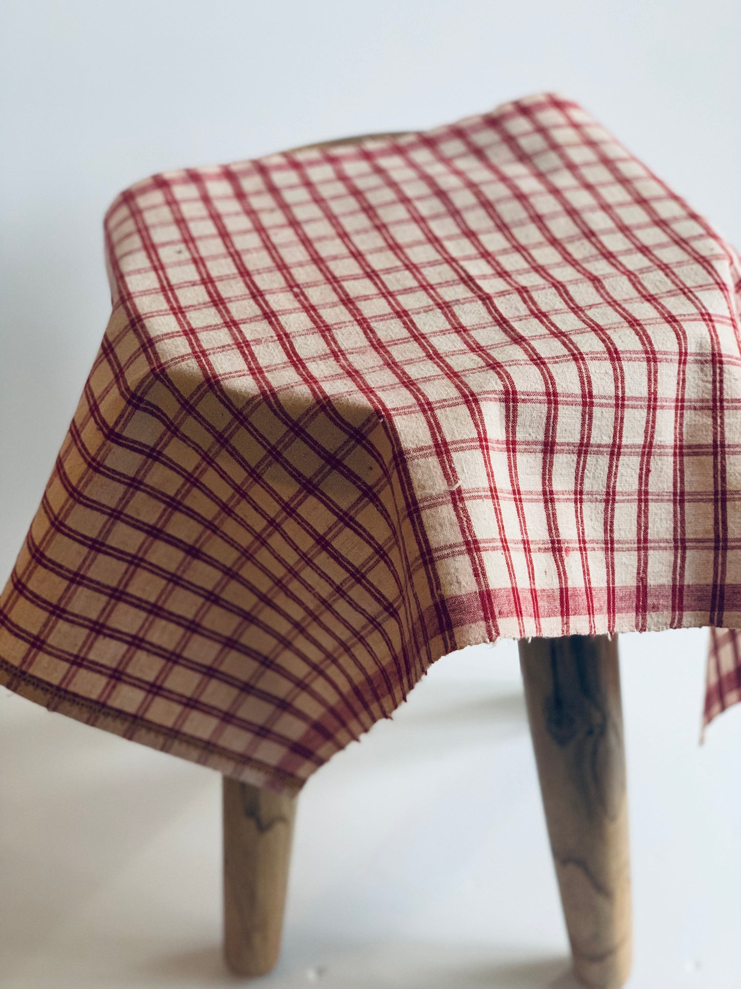 Antique, hand woven tea towel / kitchen cloth.