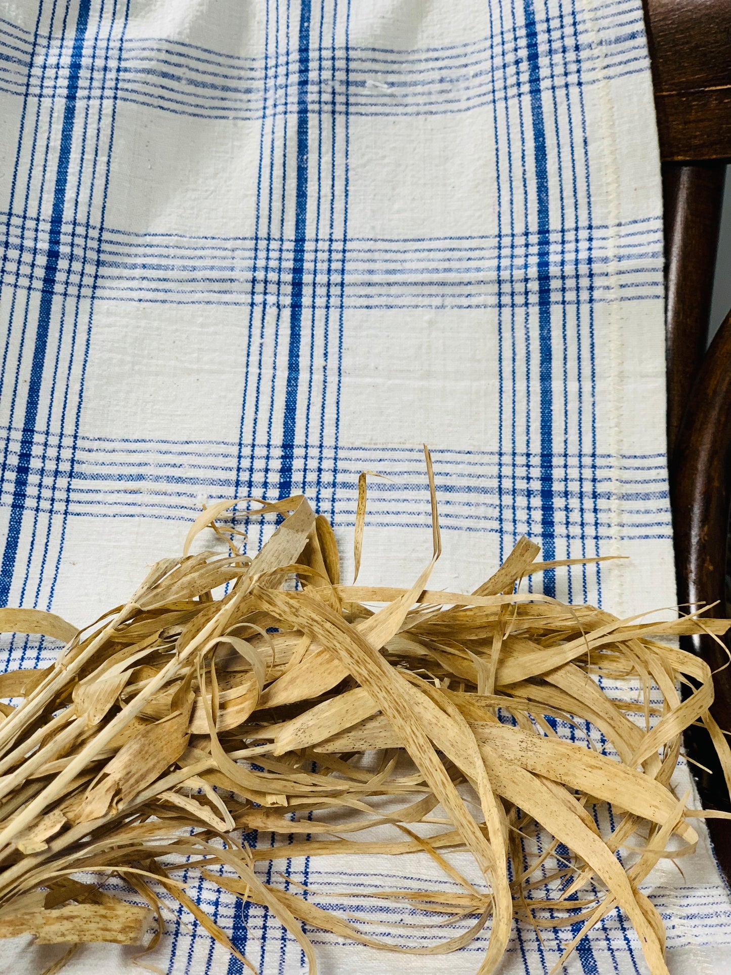 Antique, hand woven table runner.