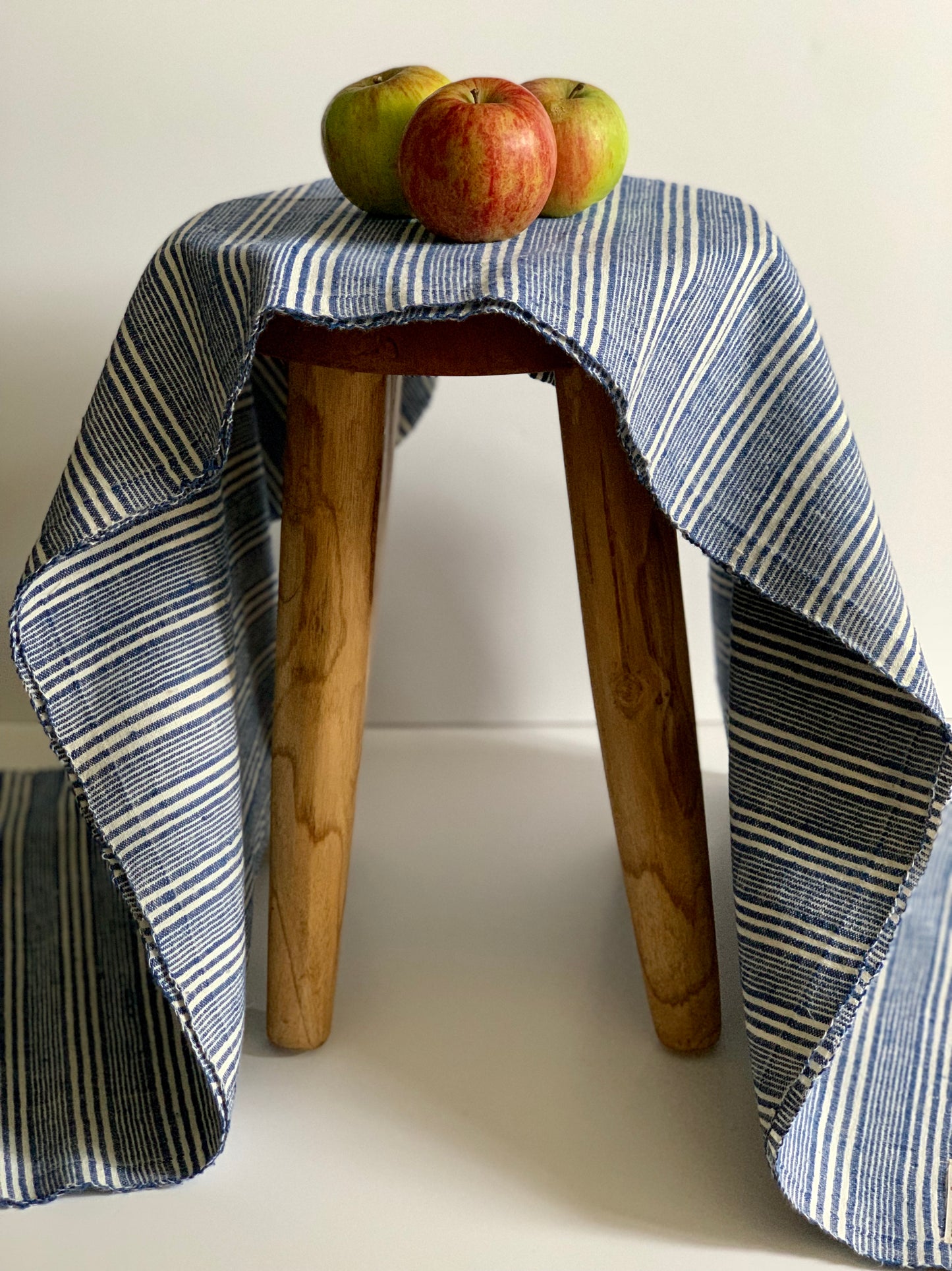 Antique, handwoven cotton table runner.